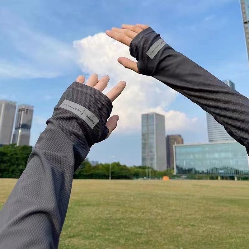1Pair Unisex UV Cooling Sun Ar - Running Gears ulasan dan harga