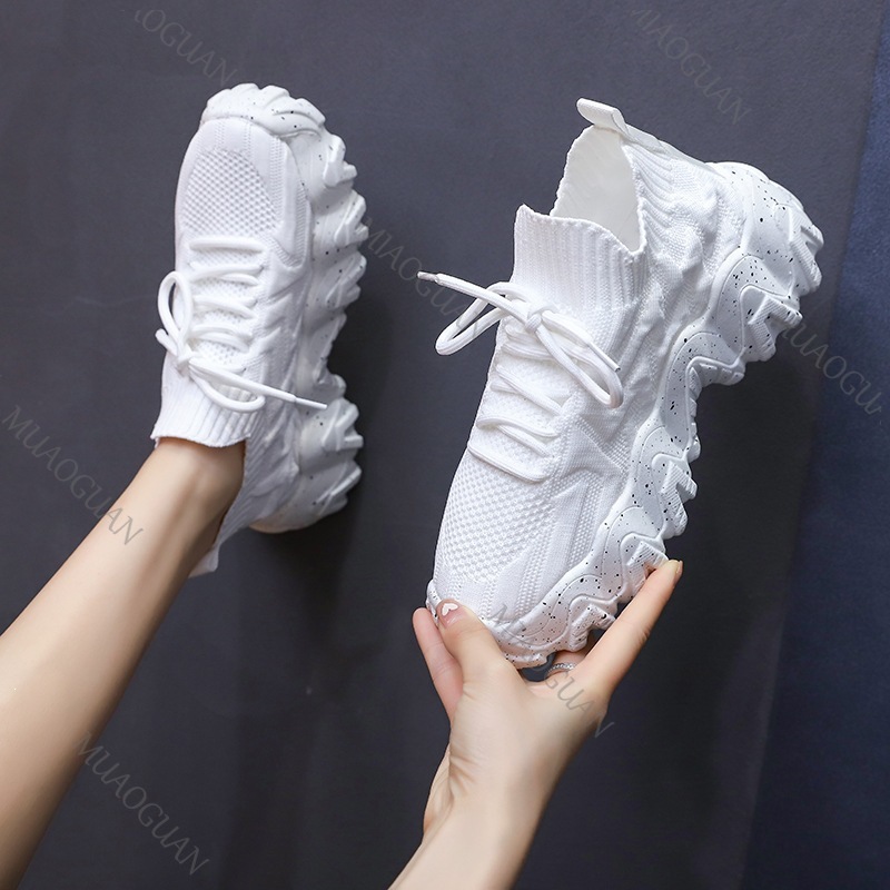 Women Chunky Sneakers Breathab - Running Gear Ladies ulasan dan harga