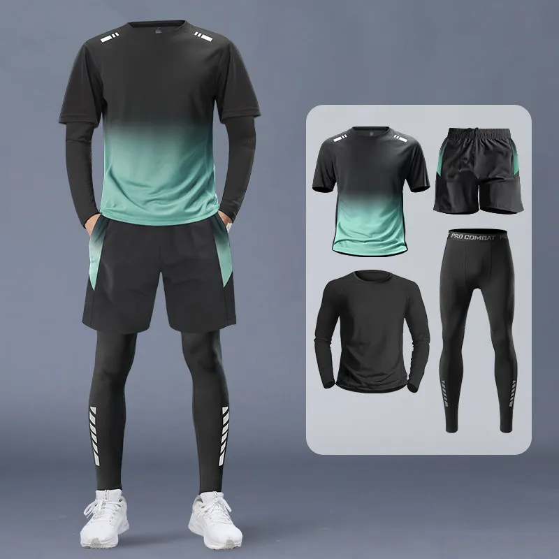 Men's 4-Piece Athletic Set - P - Running Gears ulasan dan harga