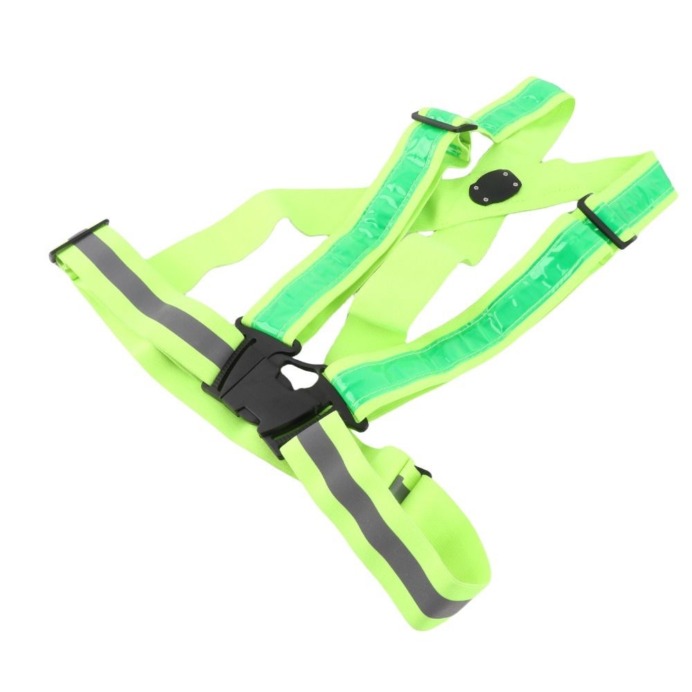 New Polyester LED Safety Vest  - Running Gear Lights ulasan dan harga