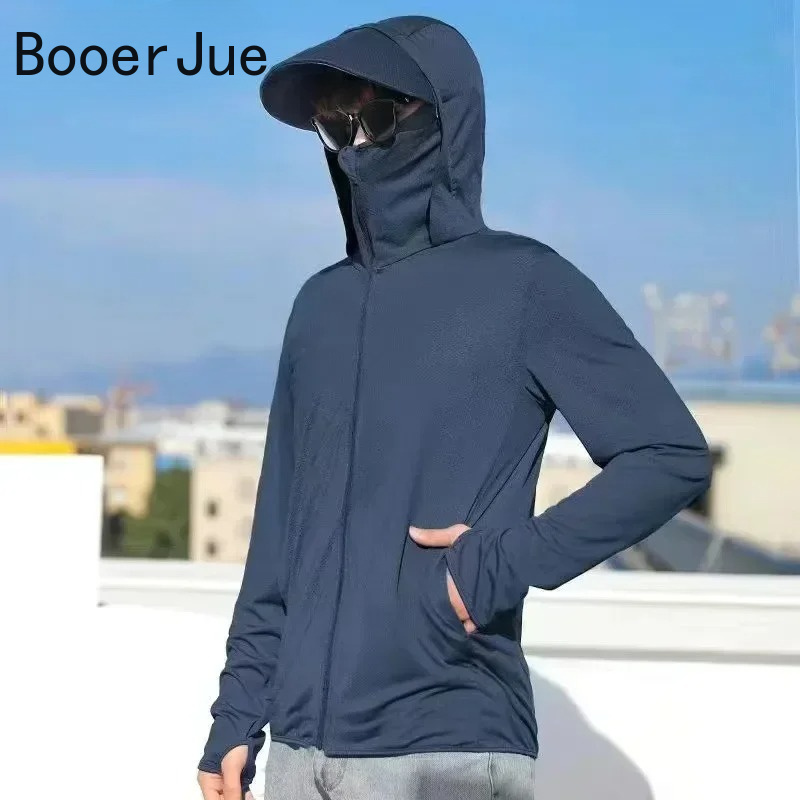 UPF50+ Men's Sun Protection Th - Running Gears ulasan dan harga