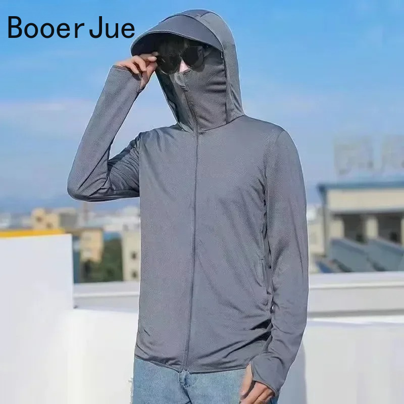 UPF50+ Men's Sun Protection Th - Running Gears ulasan dan harga