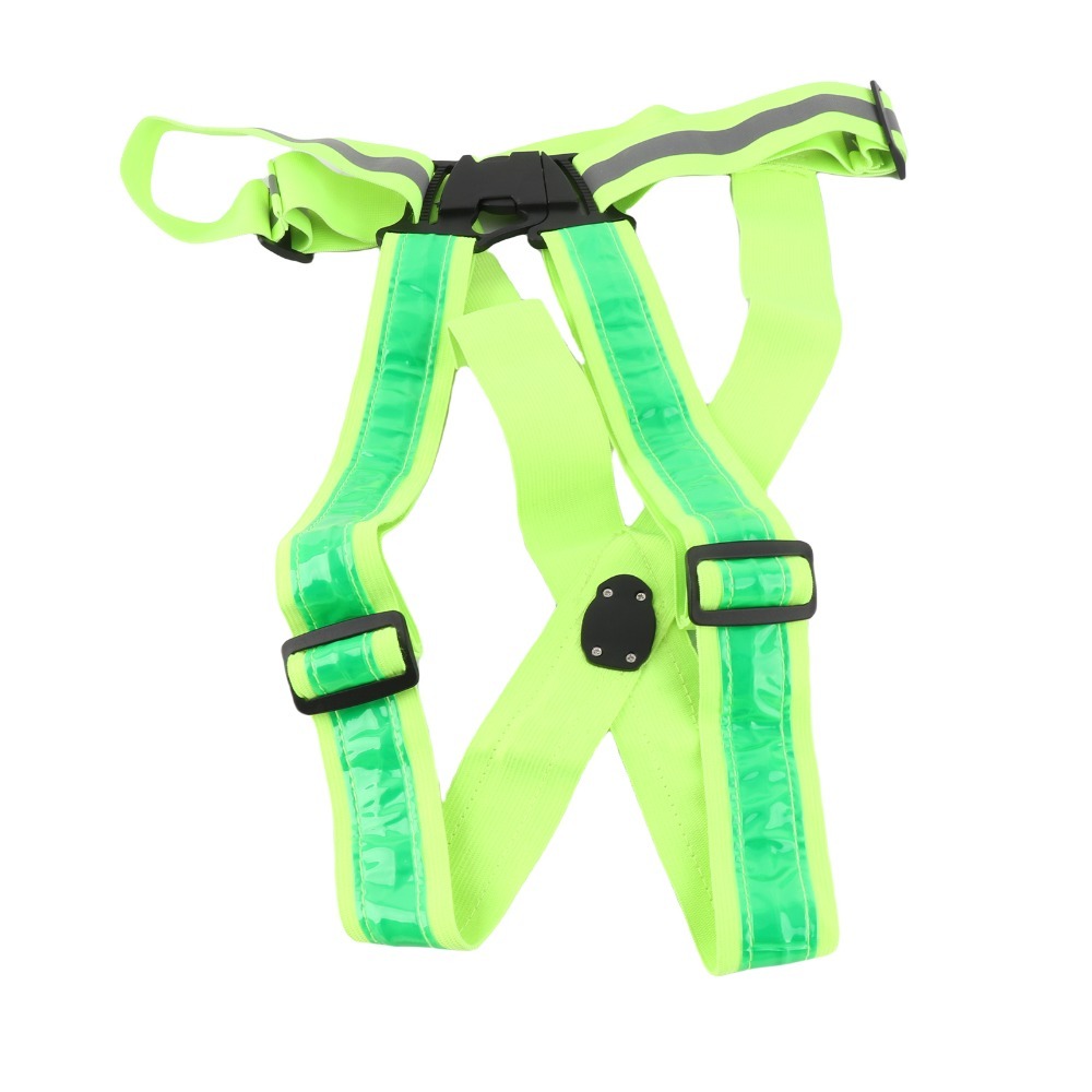 New Polyester LED Safety Vest  - Running Gear Lights ulasan dan harga