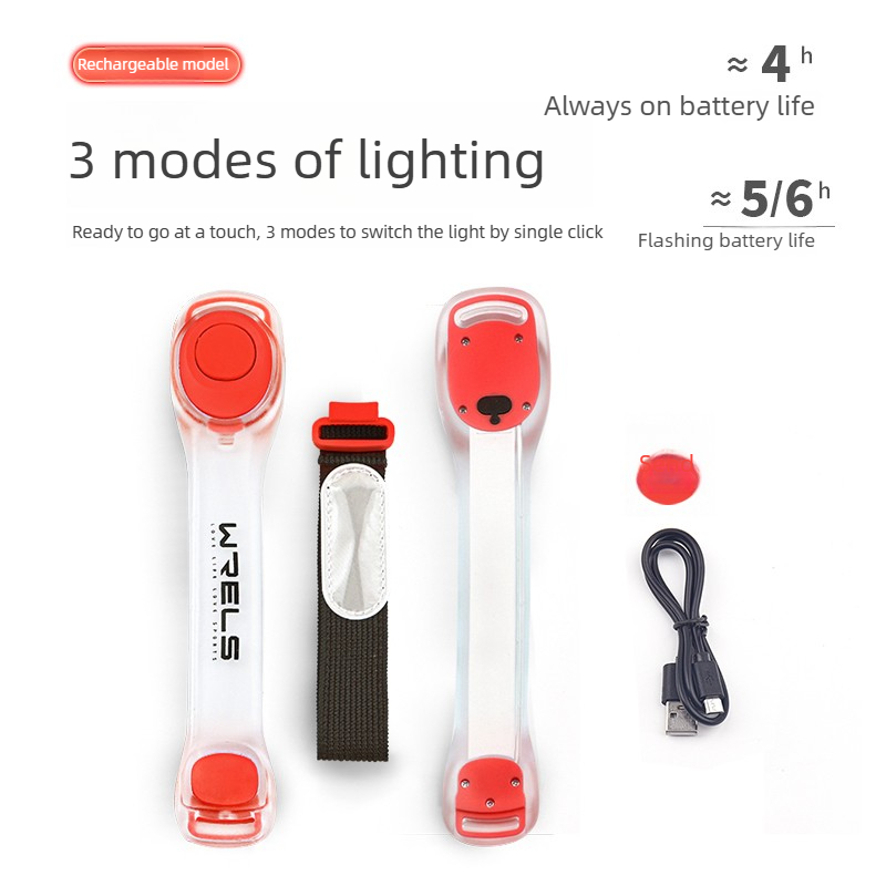 Rechargeable LED Light-Up Arm/ - Running Gear Night ulasan dan harga