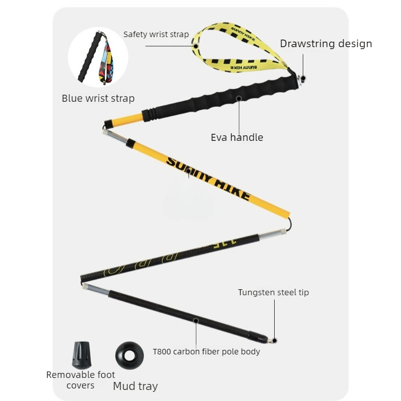 Ultra Light Carbon Walking Sti - Running Gear Lights ulasan dan harga