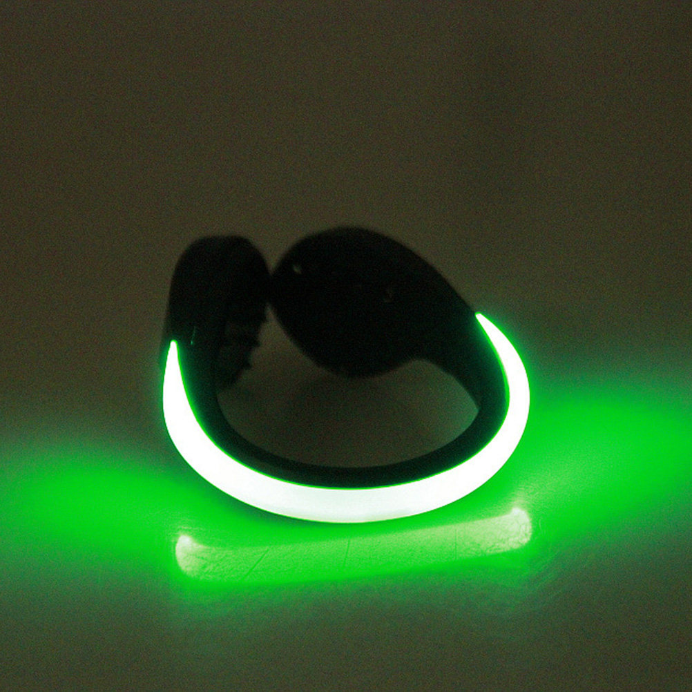 2Pcs LED Flash Shoe Light Clip - Running Gear Night ulasan dan harga