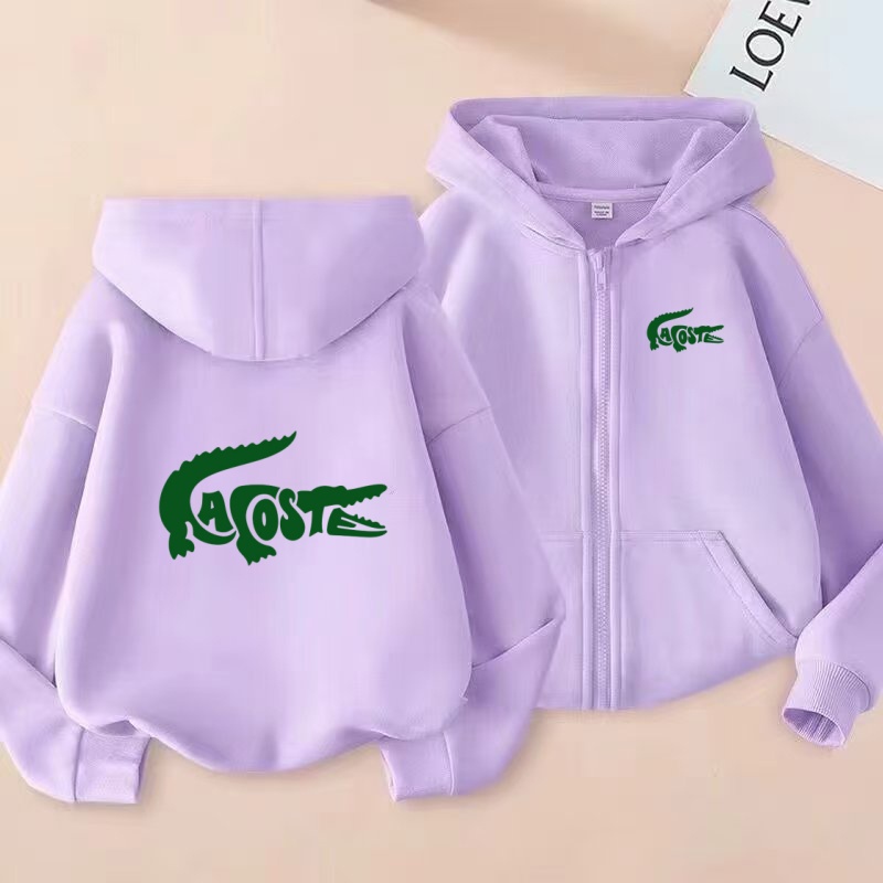 Kids Long Sleeves Cardigan Hoo - Running Gear For Kids ulasan dan harga