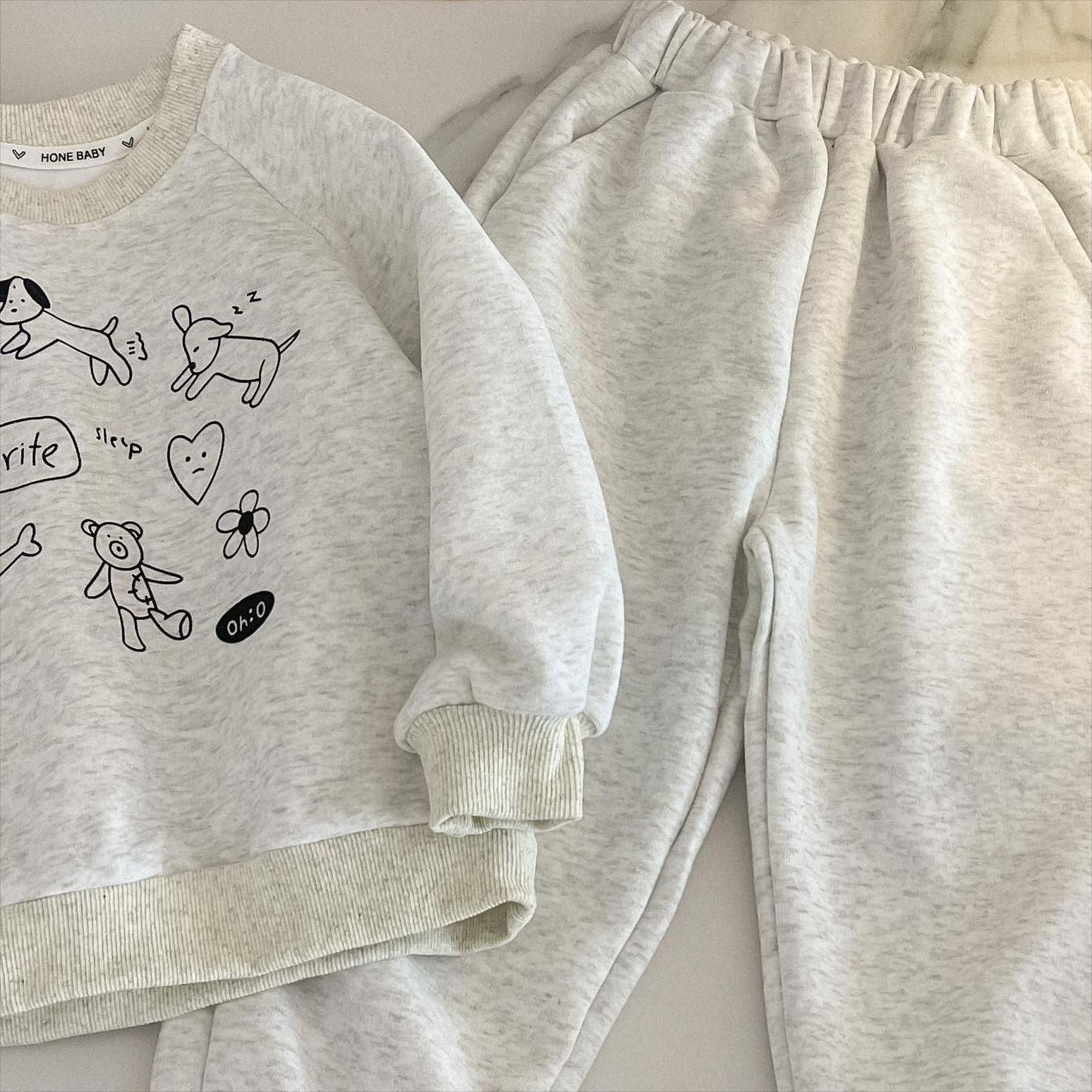 Boys Girls Casual Sets Autumn  - Running Gear For Kids ulasan dan harga